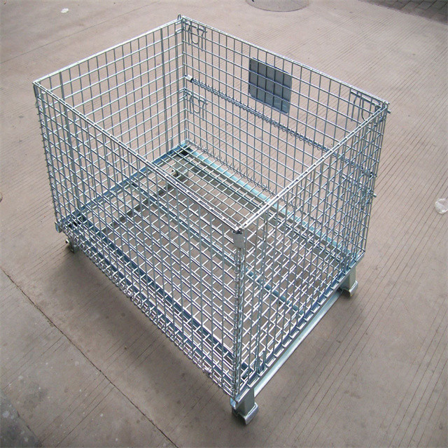Cages métalliques durables en treillis métallique pour rayonnage